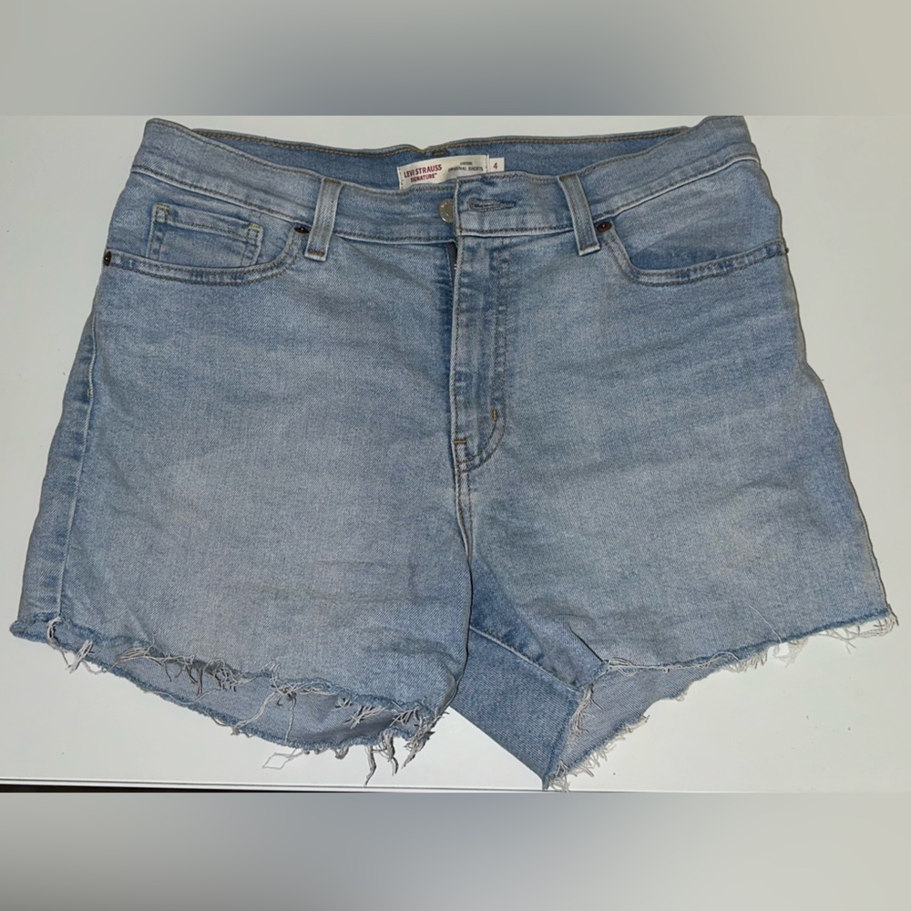 Levi's Light Blue Denim Shorts